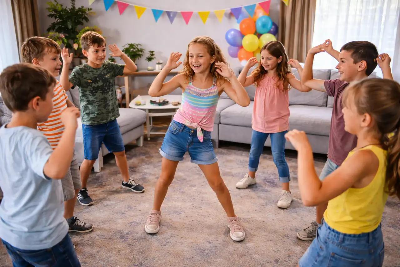 Dance games for children: seven games explained