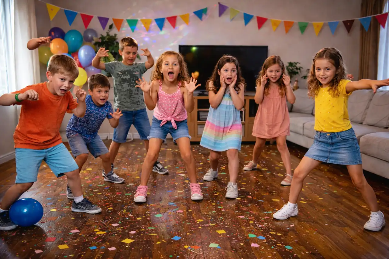 Dance games for children: seven games explained