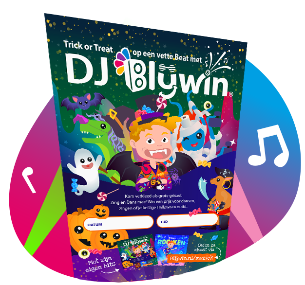 Halloween poster van Blijwin