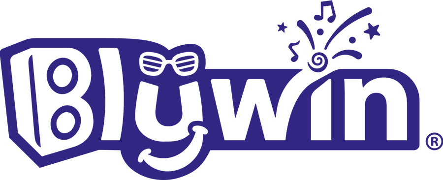 Blijwin logo in blauw