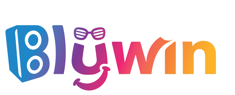 Blijwin logo in kleur